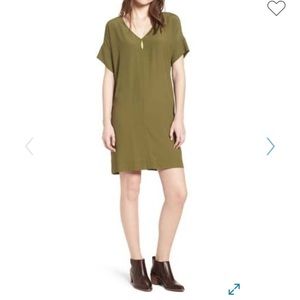 NWT Madewell short sleeve Novel shift dress size L